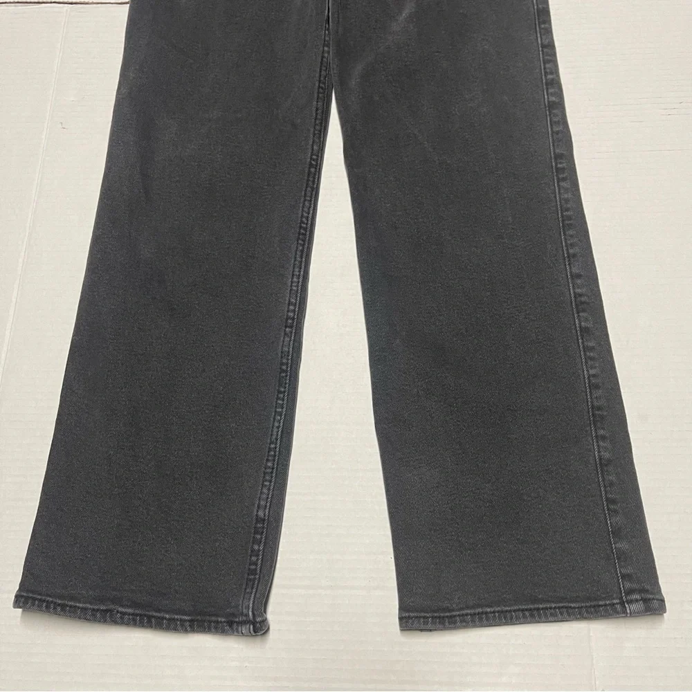 Hollister Women's Ultra High Rise Dad Jean Vintage Stretch Black Size 1R 26Wx28L - Picture 6 of 11